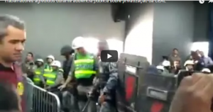 Read more about the article Trabalhadores agredidos durante audiência pública sobre privatização da CEAL