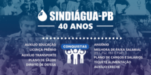 Read more about the article SINDIÁGUA-PB: 40 Anos de luta em defesa dos trabalhadores