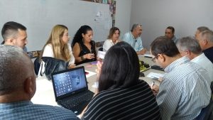 Read more about the article Dia de luta! Trabalhadores visitam gabinetes dos parlamentares por apoio contra a privatização da Eletrobras
