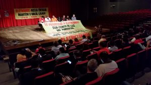 Read more about the article Em Brasília: sindicalistas, entidades e parlamentares realizam ato em defesa da Eletrobras