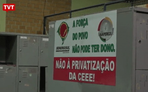 Read more about the article No Rio Grande do Sul, os eletricitários estão mobilizados na defesa da CEEE