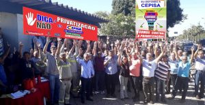 Leia mais sobre o artigo Trabalhadores da CEPISA fazem greve em protesto a leilão da empresa