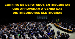 Read more about the article Confira os deputados entreguistas que aprovaram a venda das distribuidoras Eletrobras