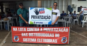 Read more about the article Eletricitários realizam Dia Nacional de luta contra privatização das distribuidoras