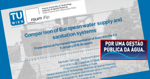 Read more about the article Novo estudo confirma superioridade da gestão pública da água