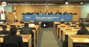 Read more about the article Seminário sobre o novo marco regulatório do saneamento