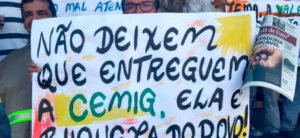 Read more about the article Mineiros rejeitam privatização da CEMIG