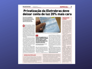 Leia mais sobre o artigo Jornal Brasil de Fato  Especial-Empresas públicas na mira do Governo Bolsonaro
