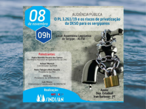 Read more about the article FNU participa de audiência  em defesa da DESO na ALESE dia 08/11