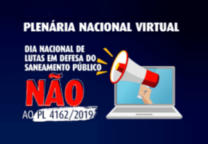 Read more about the article 22 de junho: plenária virtual em defesa do saneamento público