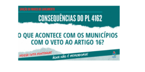 Read more about the article O que acontece com os municípios com o veto ao artigo 16 do PL 4.160/2019?