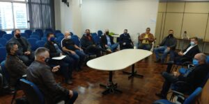 Read more about the article SINDIÁGUA/RS e entidades sindicais se reúnem com presidente da Corsan