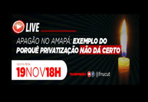Read more about the article Live irá debater o porquê privatizar não dá certo