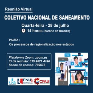 Read more about the article Reunião do Coletivo Nacional de Saneamento
