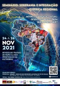 Leia mais sobre o artigo Soberania elétrica é tema de seminário com organizações do Paraguai e Brasil