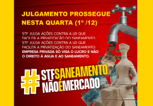 Read more about the article Julgamento das ADIs do saneamento serão retomadas nesta quarta (1/12) pelo Supremo