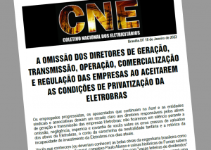 Read more about the article A omissão dos diretores da Eletrobras ao aceitarem a privatização da empresa