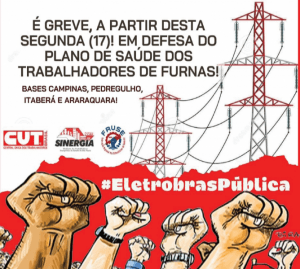 Read more about the article Trabalhadores de Furnas da base do Sinergia CUT também decidem entrar em greve