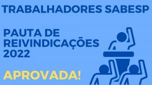 Read more about the article Trabalhadores da Sabesp aprovam pauta de reivindicações