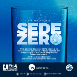 Read more about the article Campanha Sede Zero: pelo direito de todos à água