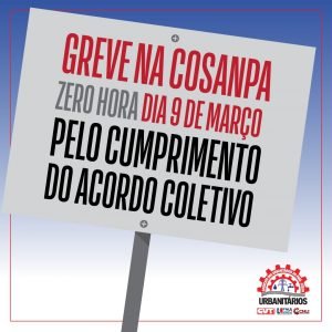 Read more about the article Trabalhadores da Cosanpa aprovam greve por tempo indeterminado a partir de 9 de março