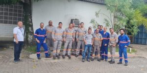 Read more about the article Após demissões, trabalhadores da Carraro Engenharia param Oficina Eletromecânica da CESAN