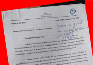 Read more about the article Urbanitários entregam carta a Lula contra as privatizações