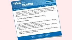 Read more about the article COPASA não poderá descontar dos salários horas negativas não compensadas até junho 2023