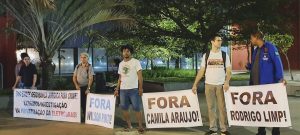 Leia mais sobre o artigo No aniversário da Eletrobras, manifestantes pedem o fim das demissões na empresa e a queda da alta cúpula