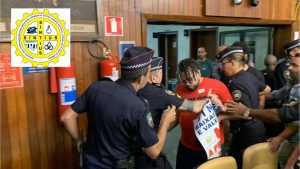 Leia mais sobre o artigo Diretor do Sintius é detido em audiência pública da Câmara de São Paulo sobre a privatização da Sabesp