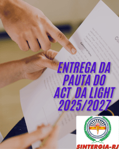 Leia mais sobre o artigo ACT 2025–2027:  Sintergia-RJ entregou a pauta de reivindicações para  a diretoria da Light